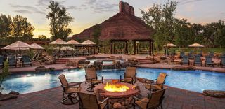 Gateway Canyons Resort - Firepit and Pool
