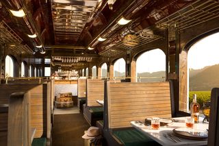 Napa Valley Wine Train Experience Interior