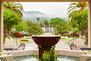 View of Resort from Water Fountain