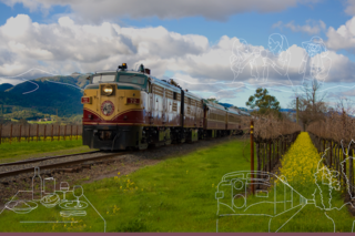 Napa Valley Wine Train Open Air Car