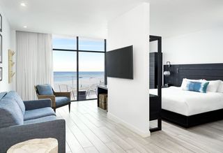 Junior suite room at The Wave Resort & Spa