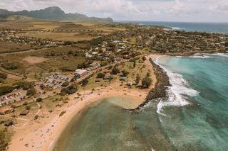 Plantation Hale Suites Beach Aerial