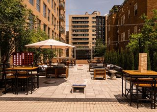 The Fontaine Outside Patio