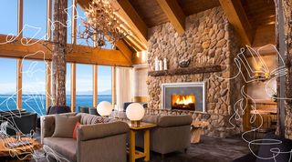 The Edgewater hotel lobby