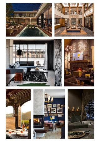 Collage of various Curator Hotels & Resorts Collection.