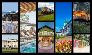 Collage of Curator Hotel and Resort Collection properties.