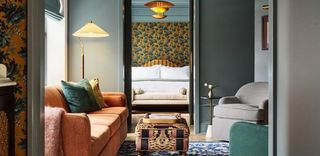 Vincent Suite Bedroom and Seating Area