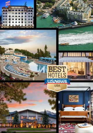 Collage of Curator properties in 2026 U.S. News & World Report Best Hotels.